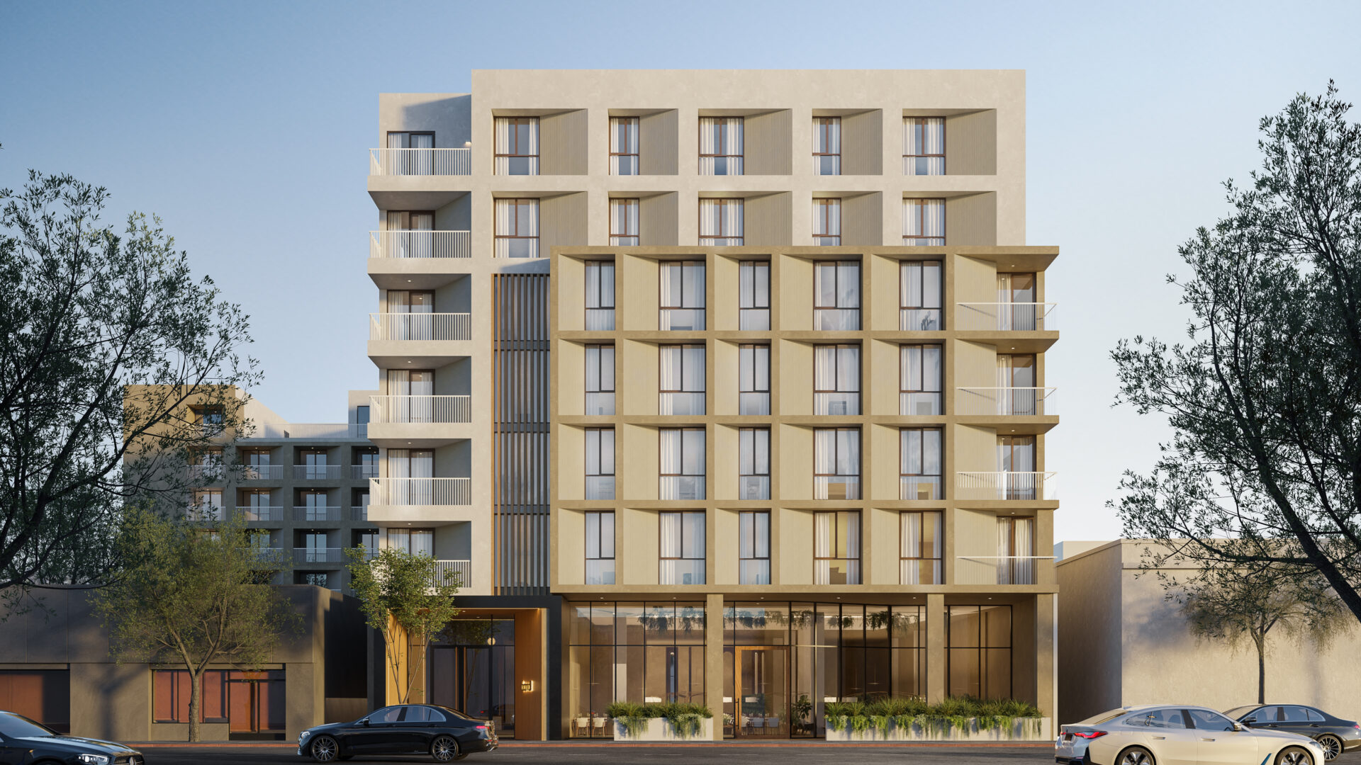 Mojave desert in the sun